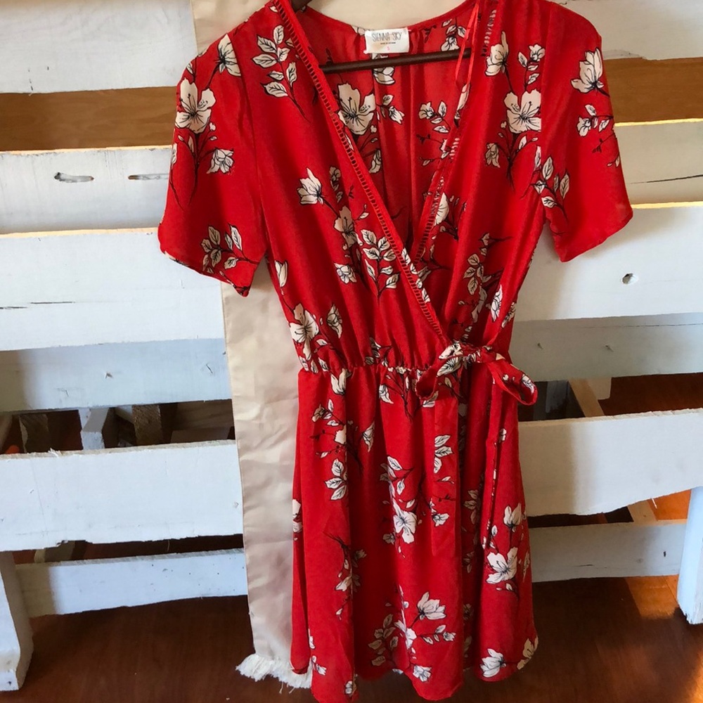 Sienna Sky Red Sundress